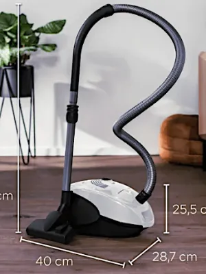 Siemens vacuum cleaner with bag 1 x crevice nozzle, 1 x upholstery nozzle, 1 x switchable roller nozzle, 1 x hard floor nozzle