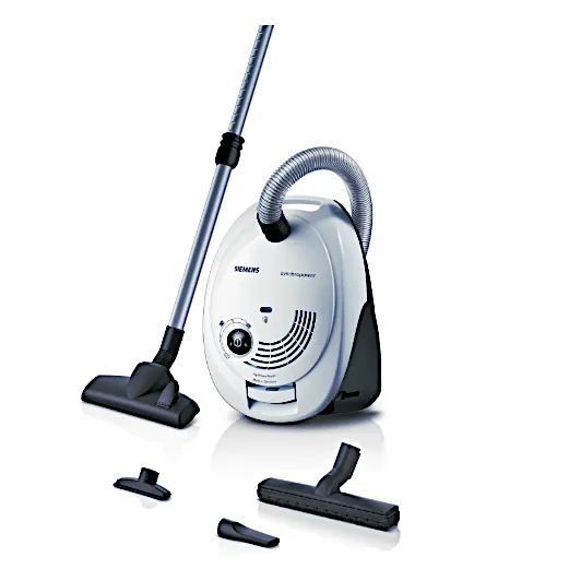 Product Siemens vacuum cleaner with bag 1 x crevice nozzle, 1 x upholstery nozzle, 1 x switchable roller nozzle, 1 x hard floor nozzle Image
